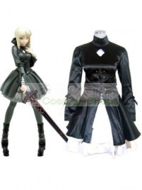 Fate/Stay Night Saber Alter / Dark Saber Casual Black Dress Cosplay Costume