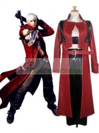 Devil May Cry DMC 3 Dante Cosplay Costume Red