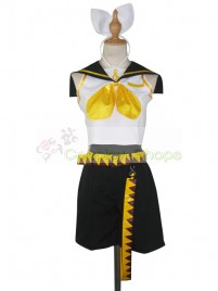 Vocaloid 2 Kagamine Rin Cosplay Costume