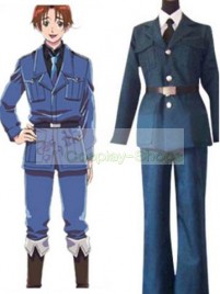 Axis Power Hetalia Feliciano Vargas Dark Blue Cosplay Costume