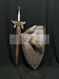 Final Fantasy FFXIV Endwalker Paladin Sword and Shield Cosplay Prop