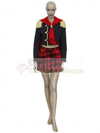 Final Fantasy XIII Agito Female Uniform Cosplay Costume 