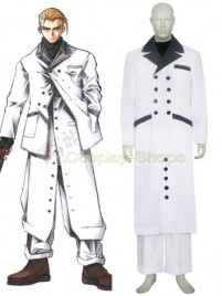 Final Fantasy VII Rufus Shinra Cosplay Costume White and Black