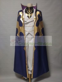 Code Geass Kururugi Suzaku White Knight 2nd Zero Cosplay Costume
