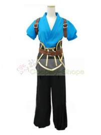 Tales of the Abyss Blue and Black Cosplay Costume 