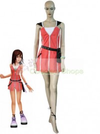 Kingdom Hearts II 2 Kairi Pink Dress Cosplay Costume