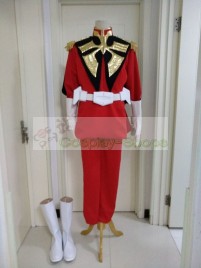 Mobile Suit Gundam 0079 Char Aznable Cosplay Costume