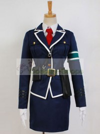  RAIL WARS! Haruka Koumi Uniform Cosplay Costume 
