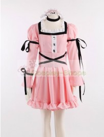 Uryu Minene Pink Lolita Dress Cosplay Costume from Future Diary 