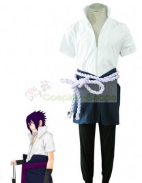 Naruto Shippuden - Uchiha Sasuke 4th Short Sleeve Cosplay Costume