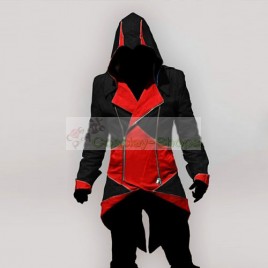 Conner Kenway Black & Red Jacket Hoodie from Assassin’s Creed AC