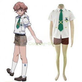 Macross Frontier Mihoshi Academy / School Uniform with Shorts Cosplay Costume
