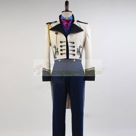 Frozen Prince Hans Tail Coat  Suit Cosplay Costume