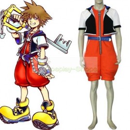 Kingdom Hearts I 1 Sora Cosplay Costume