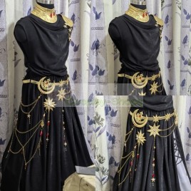 Final Fantasy XIV Shadowbringers FFXIV Urianger Augurelt Astrologian Cosplay Costume 