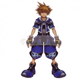 Kingdom Hearts II 2 Sora Wisdom Form Cosplay Costume