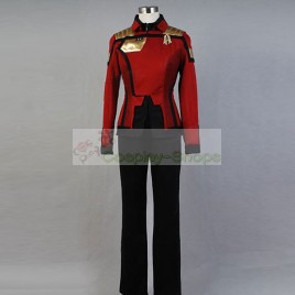 Star Trek Online Female Admiral Uniform Cosplay Costume 