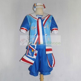 Vocaloid Kagamine Mirrors Len Sailor Suit Cosplay Costume