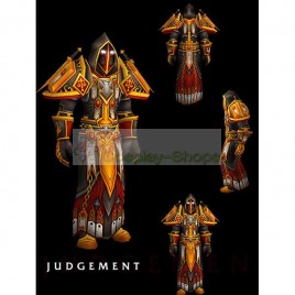 World of Warcraft WOW Judgement Paladin Tier 2 Full Outfit Cosplay