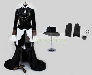 Kuroshitsuji Black Butler Ciel Phantom Skirt Cosplay Costume 