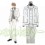Vampire Knight Men Night Department white Uniform Kaname Kuran Cosplay  Costume 