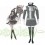 D.Gray Man Lenalee Lee Cosplay Costumes Black Silver
