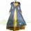 Vocaloid  Kagamine Rin Blue And Yellow Dress Cosplay Costume