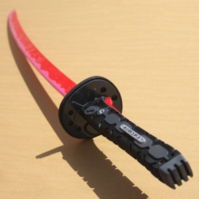HF Murasama Fantasy Blade Samuel Rodrigues Sword Cosplay Prop Toy Knife Red  Color-Saya Wooden Material