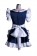Touhou Project The Embodiment of Scarlet Devil Izayoi Sakuya Blue and White Maid Cosplay Costume