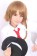 Touhou Project Usami Renko Brown Short Bottom Curl Cosplay Wig 