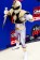Power Rangers Mighty Morphin MMPR White Ranger KibaRanger Cosplay Costume with Shield Prop