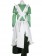 Axis Power Hetalia Little Italy Maid White and Green Cosplay Costume