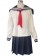 Gintama / Silver Soul Kagura Uniform Cosplay Costume White and Blue
