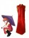 uzumaki kushina Kagura Version 2 Cosplay Costume Red