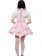 Pink Plaid Pattern Sweet Cotton Maid Outfit