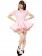 Pink Puff Short Sleeves Maid Costume