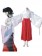 InuYasha Kikyo Cosplay Costume (White Red)