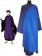 InuYasha Miroku Cosplay Costume (Purple Blue)