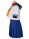 Street Fighter Sakura Kasugano Sailor Suit White and Blue Cosplay Costume