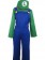 Super Mario Bros(SMB) Luigi Mario Blue and Green Cosplay Costume