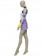 Kingdom Hearts 1 Kairi White and Purple Cosplay Costume