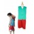 One Piece Luffy Cosplay Costume Sky Blue