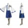 Touhou Project Kochiya Sanae White and Blue Cosplay Costume