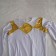 Power Rangers Mighty Morphin MMPR White Ranger KibaRanger Cosplay Costume with Shield Prop